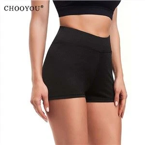 Pantaloncini yoga piegati in vita Fitness